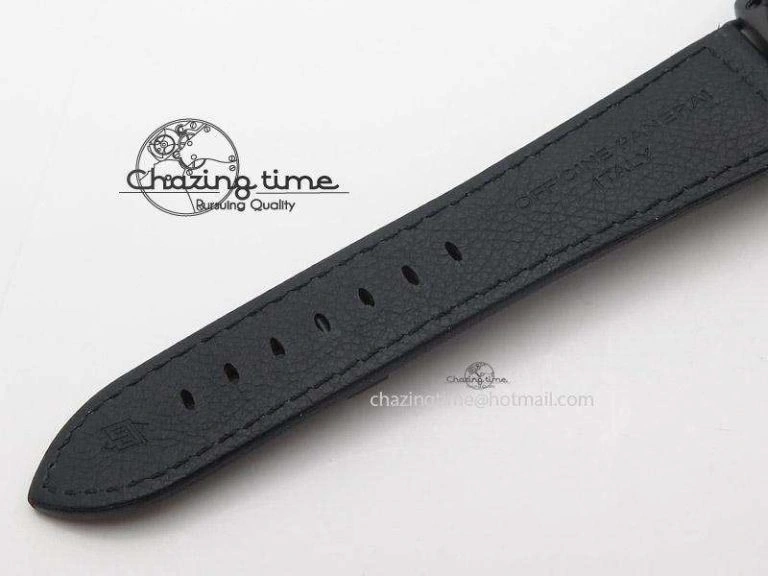 Popular PAM384 N Real PR Real Ceramic V6F Best Edition On Black Leather Strap P 8517