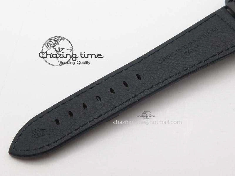 Popular PAM384 N Real PR Real Ceramic V6F Best Edition On Black Leather Strap P 8517
