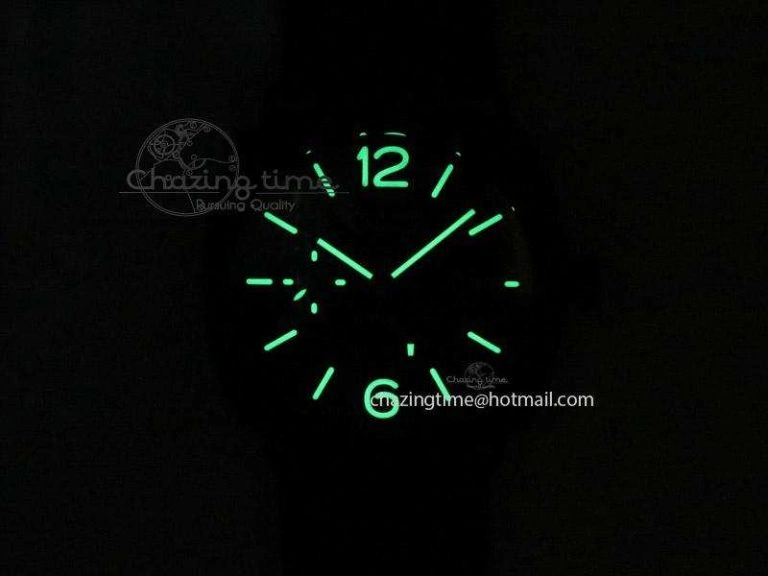 Popular PAM384 N Real PR Real Ceramic V6F Best Edition On Black Leather Strap P 8517