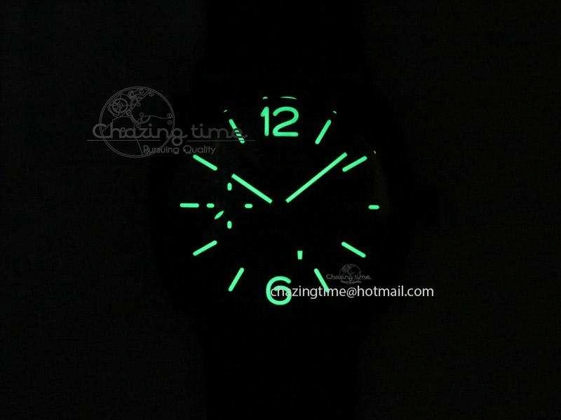 Popular PAM384 N Real PR Real Ceramic V6F Best Edition On Black Leather Strap P 8517
