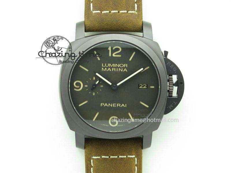 PAM386 P V6 Lite Best Edition On Leather Strap ST Bold 8578
