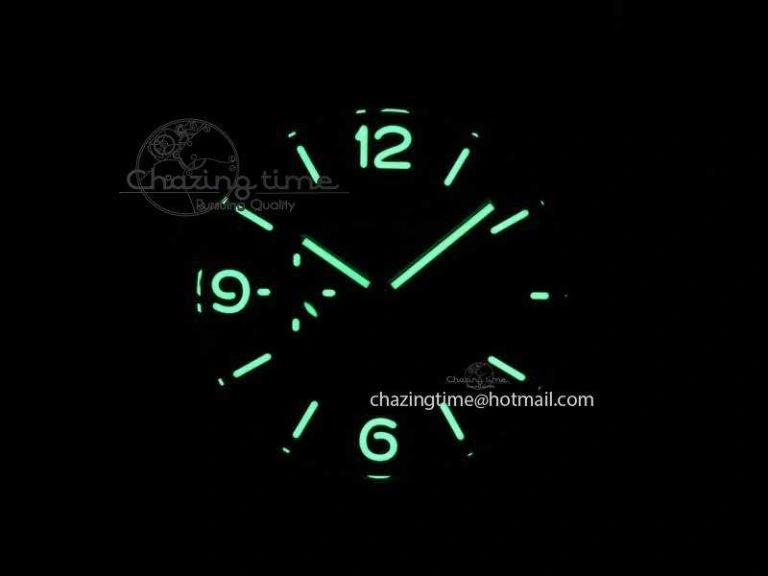 PAM388 O VSF 1:1 Best Edition Black Dial On Black Leather Strap P.9000 Super Clone ZeroBulk 8461