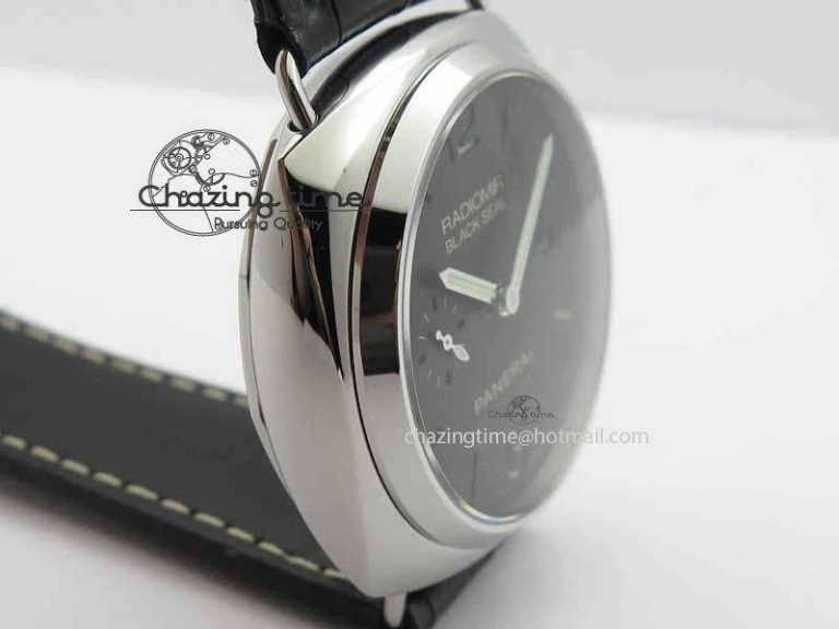 PAM388 O VSF 1:1 Best Edition Black Dial On Black Leather Strap P.9000 Super Clone ZeroBulk 8461