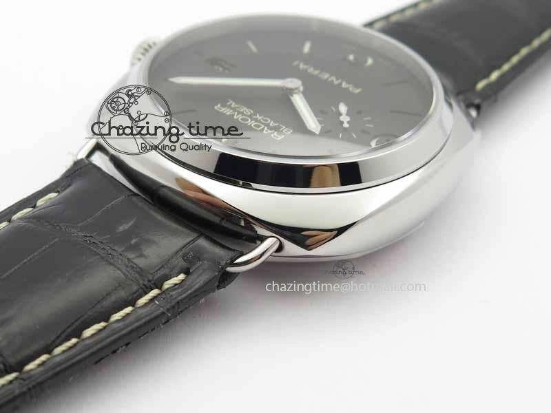 PAM388 O VSF 1:1 Best Edition Black Dial On Black Leather Strap P.9000 Super Clone ZeroBulk 8461