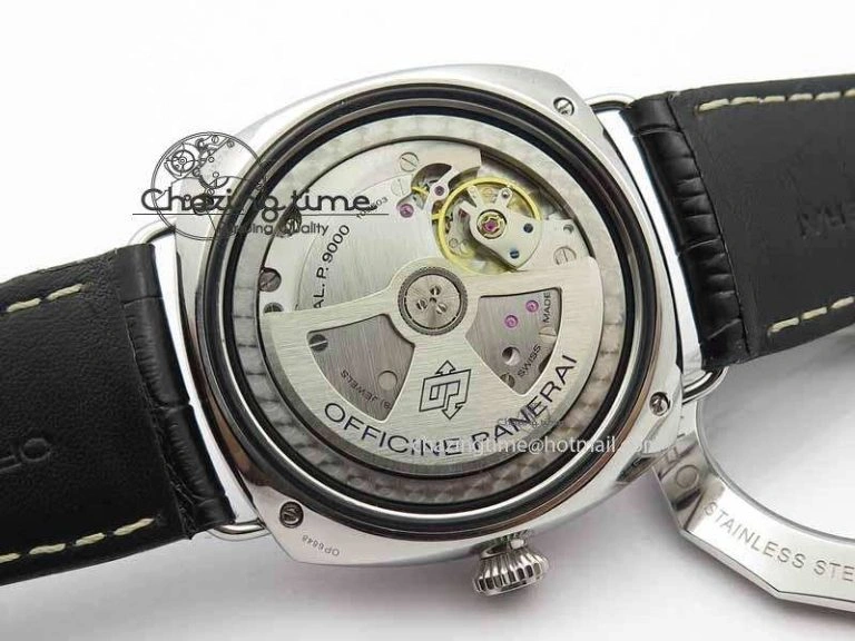 PAM388 O VSF 1:1 Best Edition Black Dial On Black Leather Strap P.9000 Super Clone ZeroBulk 8461