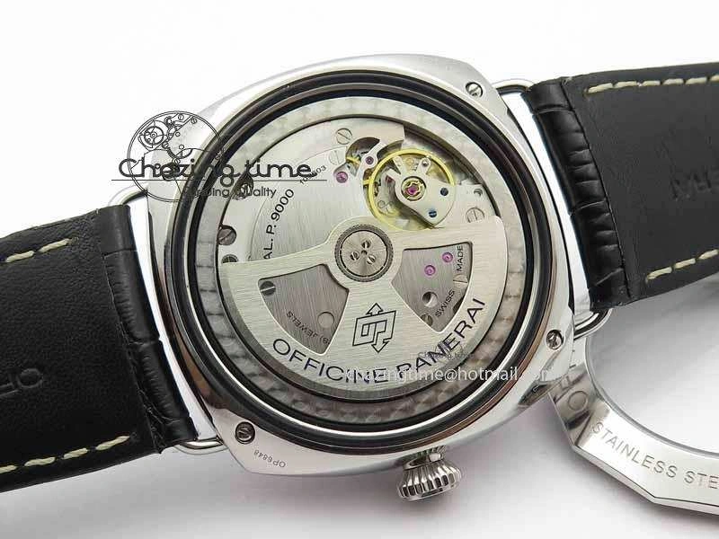 PAM388 O VSF 1:1 Best Edition Black Dial On Black Leather Strap P.9000 Super Clone ZeroBulk 8461
