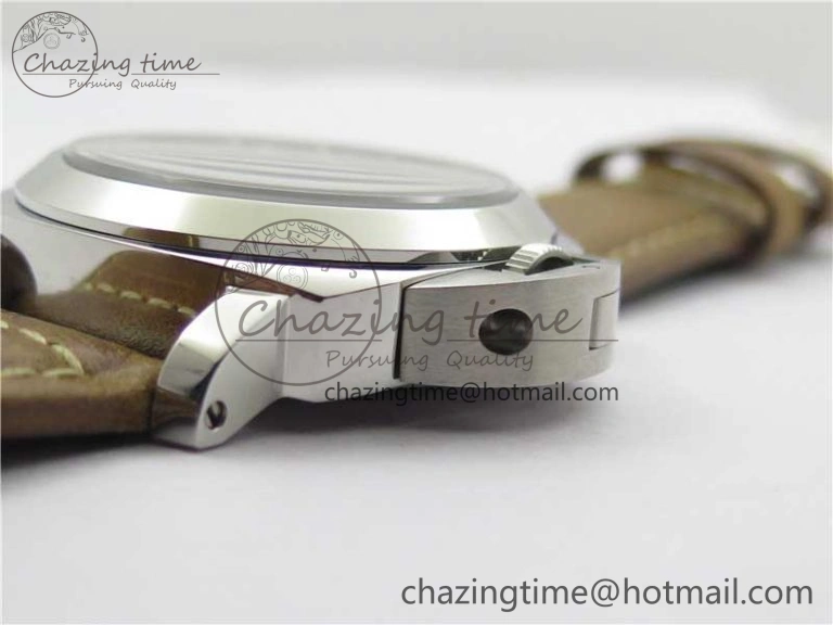 Sleek PAM390 N Noob 1:1 Best Edition on Brown Leather Strap A6497 with Y-Incabloc V 8392
