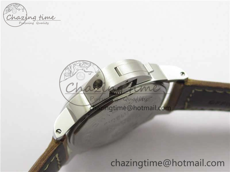 Sleek PAM390 N Noob 1:1 Best Edition on Brown Leather Strap A6497 with Y-Incabloc V 8392