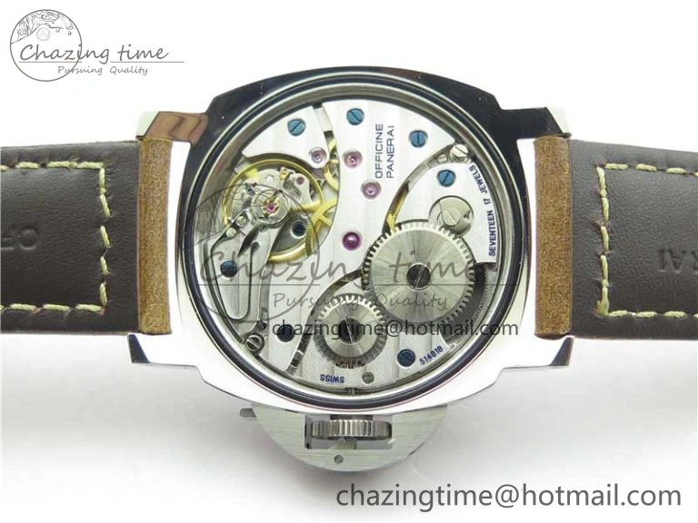 Sleek PAM390 N Noob 1:1 Best Edition on Brown Leather Strap A6497 with Y-Incabloc V 8392