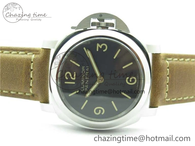 Sleek PAM390 N Noob 1:1 Best Edition on Brown Leather Strap A6497 with Y-Incabloc V 8392