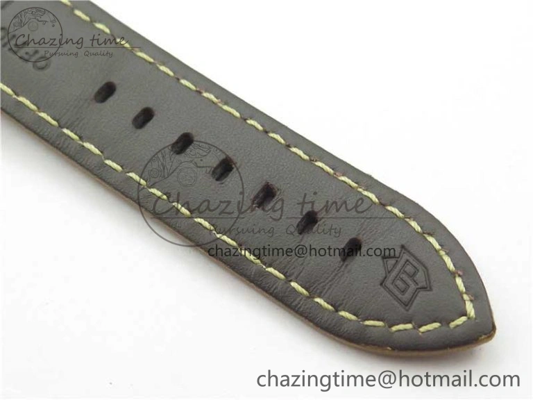 Sleek PAM390 N Noob 1:1 Best Edition on Brown Leather Strap A6497 with Y-Incabloc V 8392