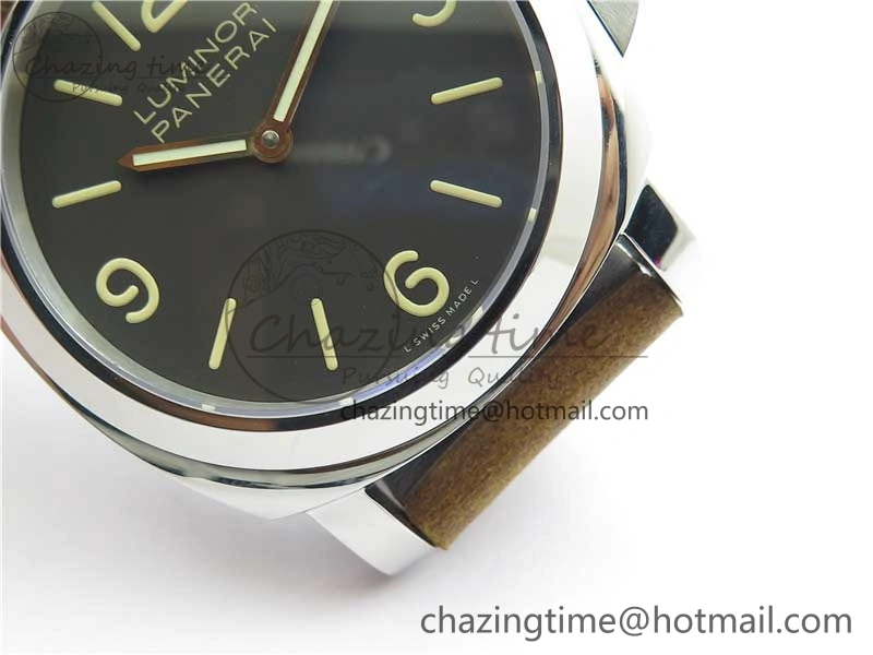 Sleek PAM390 N Noob 1:1 Best Edition on Brown Leather Strap A6497 with Y-Incabloc V 8392