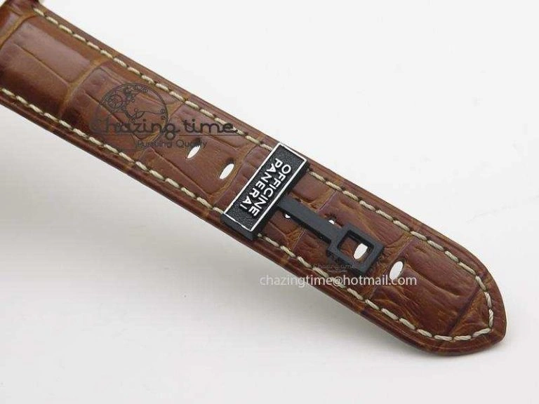 PAM393 P Ladies RG ZF 1:1 Best Edition On Brown Leather Strap P Upgraded 8522