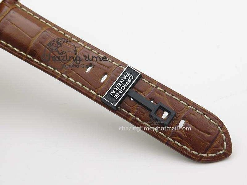 PAM393 P Ladies RG ZF 1:1 Best Edition On Brown Leather Strap P Upgraded 8522