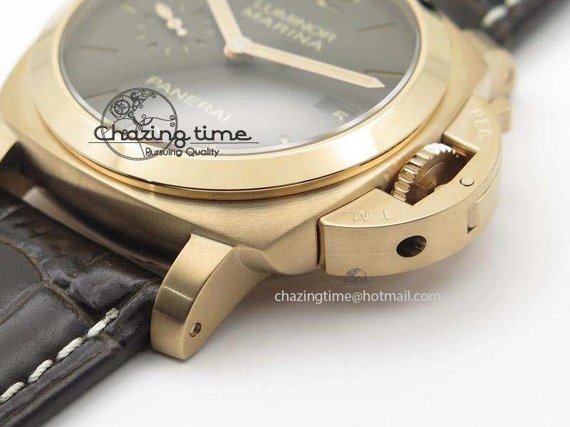 PAM393 P V6 Lite Best Edition On Brown Leather Strap ST FlexibleFit 8580