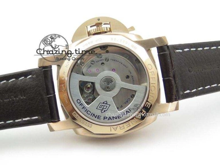 PAM393 P V6 Lite Best Edition On Brown Leather Strap ST FlexibleFit 8580