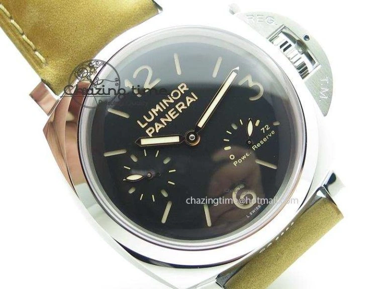 Popular PAM423 P SF Best Edition Black Dial On Brown Asso Strap P.3000 Super Clone 8528