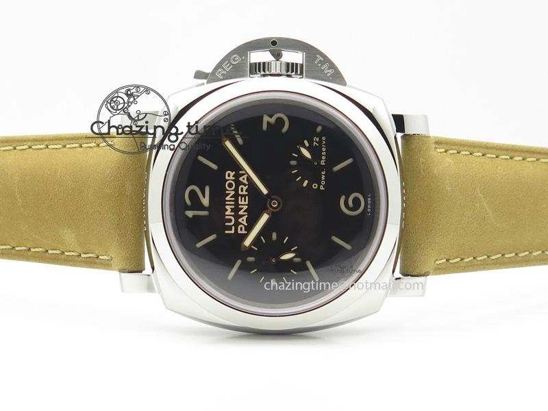 Popular PAM423 P SF Best Edition Black Dial On Brown Asso Strap P.3000 Super Clone 8528