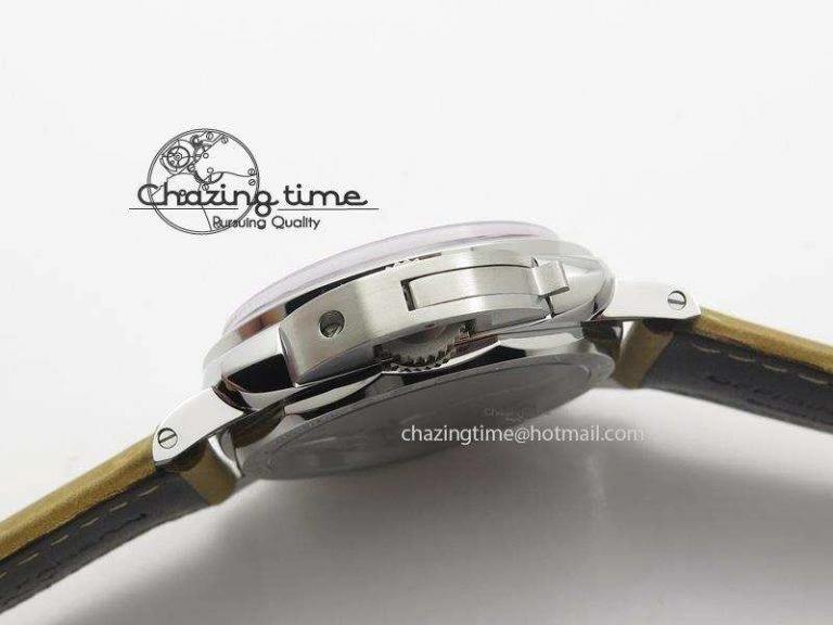 Popular PAM423 P SF Best Edition Black Dial On Brown Asso Strap P.3000 Super Clone 8528