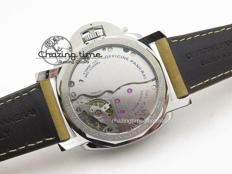 Popular PAM423 P SF Best Edition Black Dial On Brown Asso Strap P.3000 Super Clone 8528