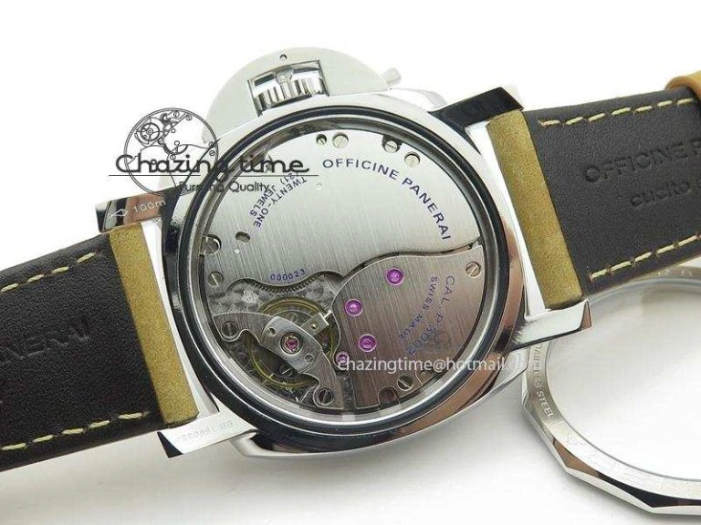 Popular PAM423 P SF Best Edition Black Dial On Brown Asso Strap P.3000 Super Clone 8528