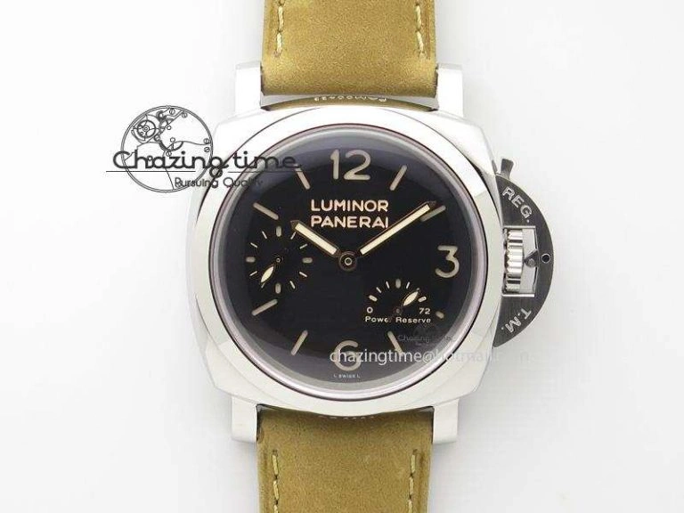 Popular PAM423 P SF Best Edition Black Dial On Brown Asso Strap P.3000 Super Clone 8528