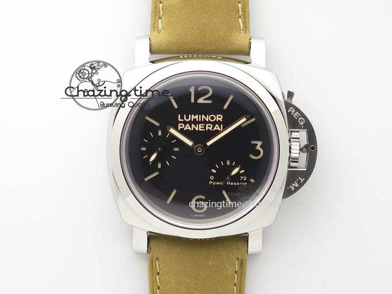 Popular PAM423 P SF Best Edition Black Dial On Brown Asso Strap P.3000 Super Clone 8528