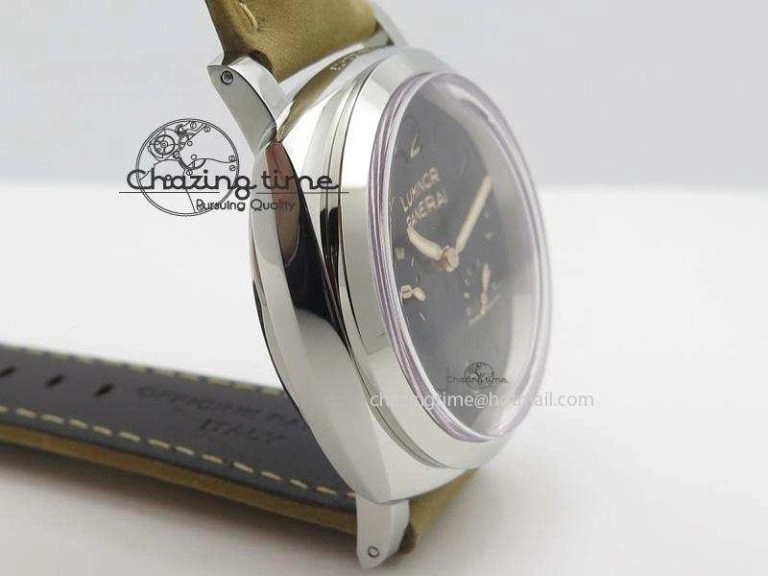 Popular PAM423 P SF Best Edition Black Dial On Brown Asso Strap P.3000 Super Clone 8528