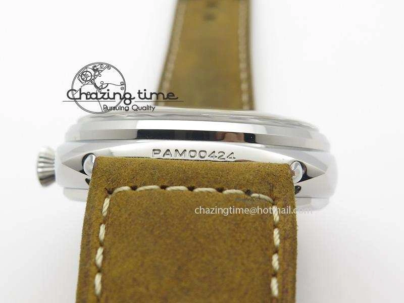 Colorful PAM424 O ZF Best Edition California Dial On Brown Asso Strap P.3000 Super Clone 8523