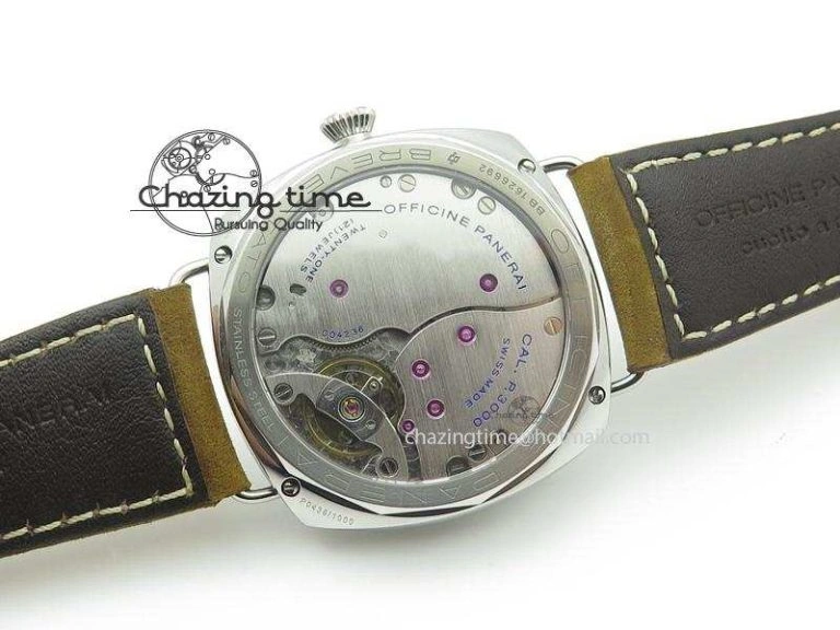 PAM425 O ZF Best Edition S.L.C Dial On Brown Asso Strap P.3000 Super Clone Functional 8525