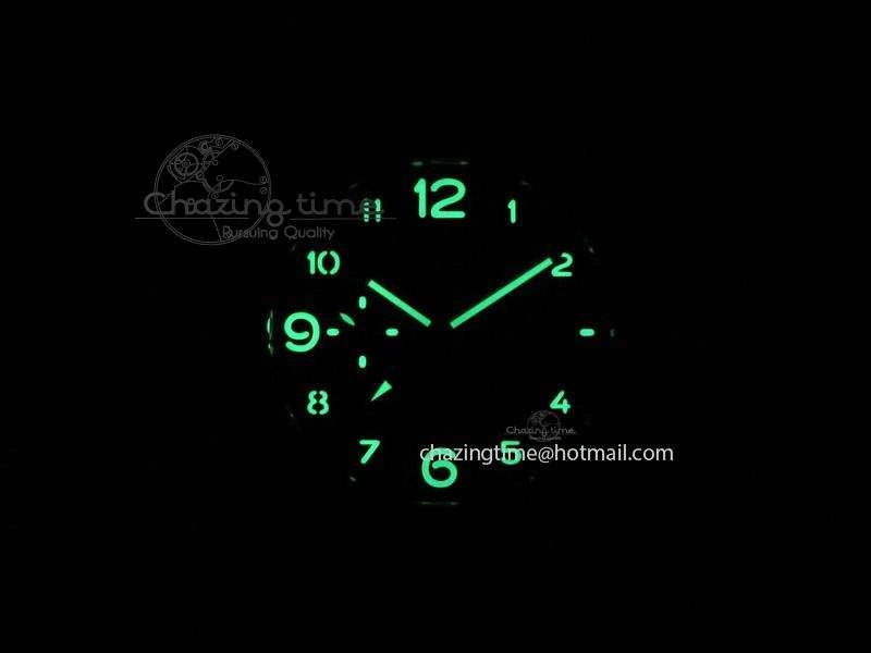 PAM437 L Titanium ZF Best Edition Blue Dial On Blue Leather Strap P Trendy 8547