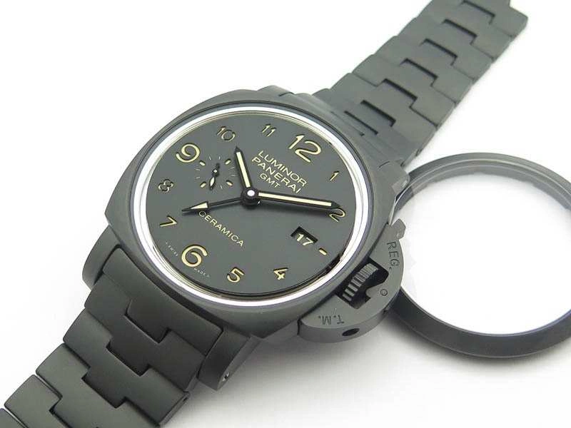 Versatile PAM438 O Real Ceramic VSF 1:1 Best Edition On Ceramic Bracelet P9001 B 8452