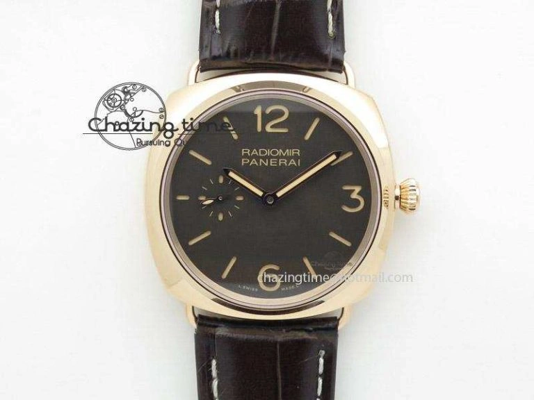 PAM439 O Radiomir V6F Best Edition on Brown Leather Strap P. Sophisticated 8574