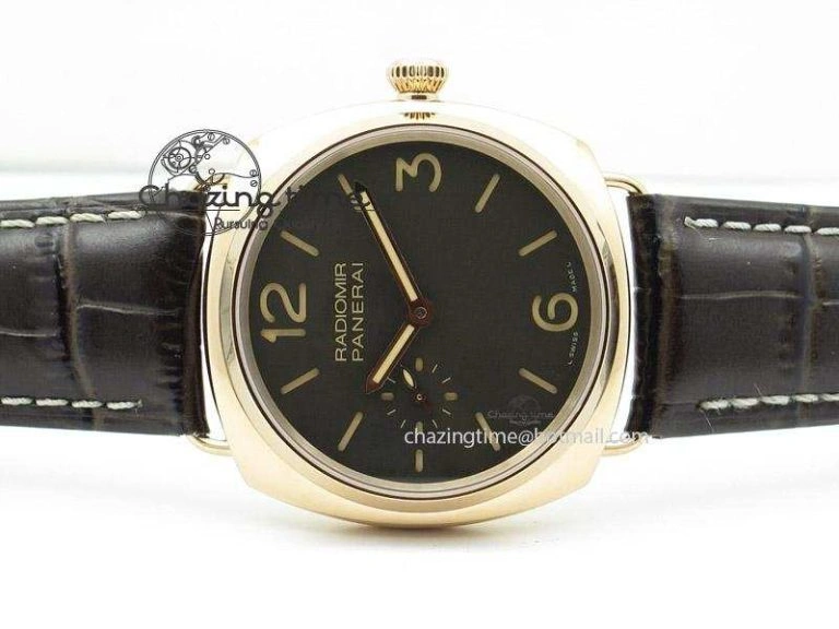 PAM439 O Radiomir V6F Best Edition on Brown Leather Strap P. Sophisticated 8574