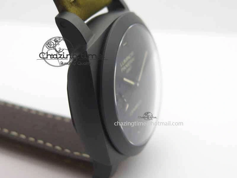 OnTrend PAM441 O Real Ceramic VSF 1:1 Best Edition On Brown Asso Strap P.9001 Super Clone V 8448