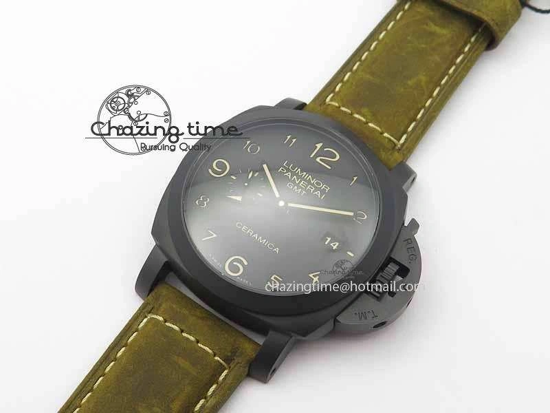 OnTrend PAM441 O Real Ceramic VSF 1:1 Best Edition On Brown Asso Strap P.9001 Super Clone V 8448