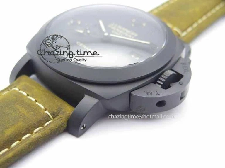 OnTrend PAM441 O Real Ceramic VSF 1:1 Best Edition On Brown Asso Strap P.9001 Super Clone V 8448