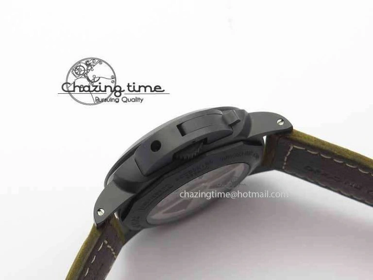 OnTrend PAM441 O Real Ceramic VSF 1:1 Best Edition On Brown Asso Strap P.9001 Super Clone V 8448