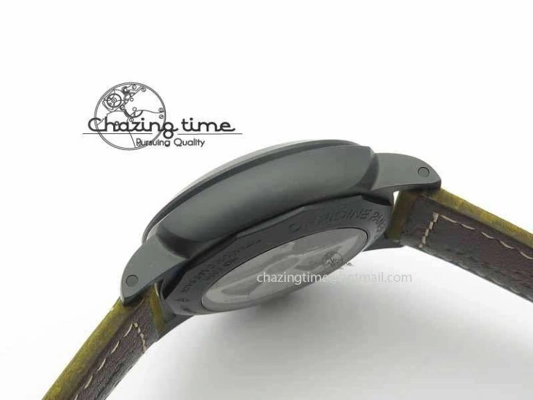 OnTrend PAM441 O Real Ceramic VSF 1:1 Best Edition On Brown Asso Strap P.9001 Super Clone V 8448