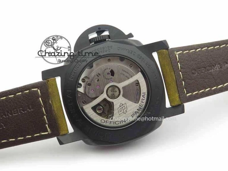 OnTrend PAM441 O Real Ceramic VSF 1:1 Best Edition On Brown Asso Strap P.9001 Super Clone V 8448