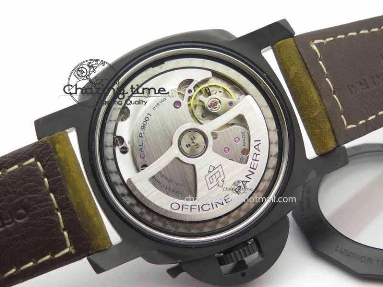 OnTrend PAM441 O Real Ceramic VSF 1:1 Best Edition On Brown Asso Strap P.9001 Super Clone V 8448