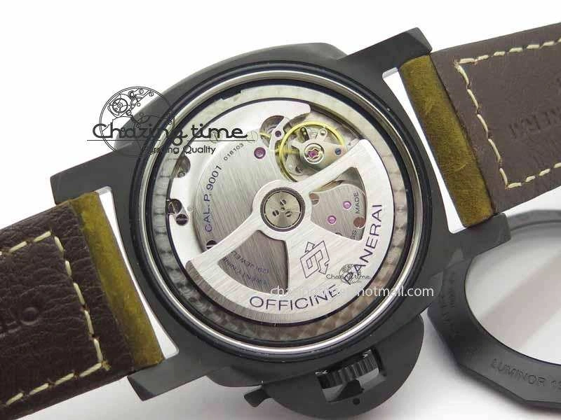 OnTrend PAM441 O Real Ceramic VSF 1:1 Best Edition On Brown Asso Strap P.9001 Super Clone V 8448