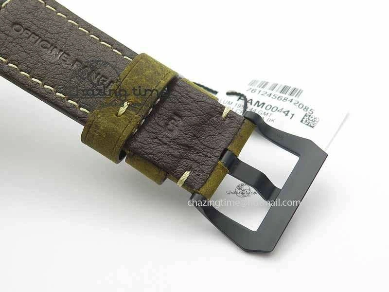 OnTrend PAM441 O Real Ceramic VSF 1:1 Best Edition On Brown Asso Strap P.9001 Super Clone V 8448