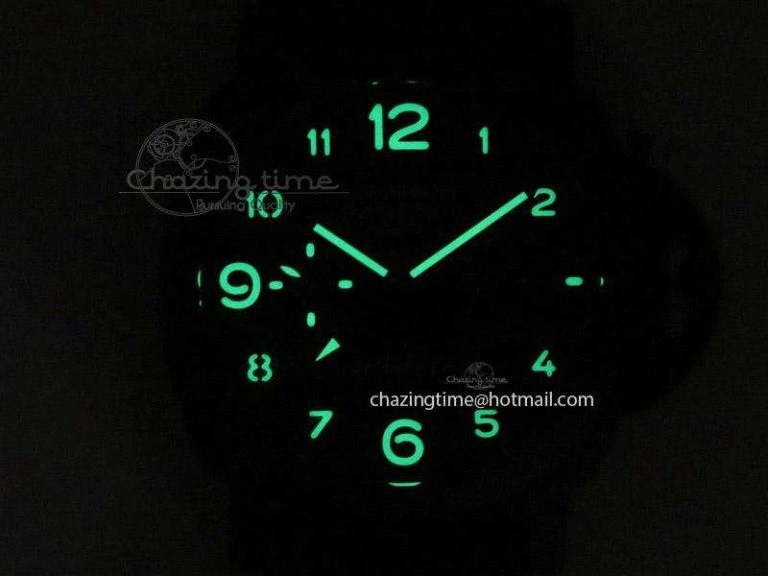 PAM441 O Real Ceramic ZF 1:1 Best Edition on Brown Asso Strap ZP. TravelReady 8597