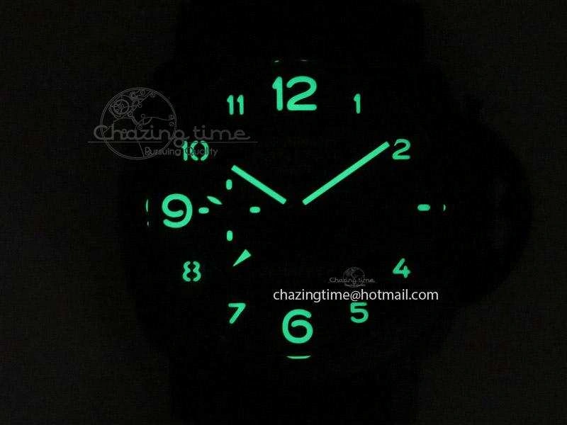 PAM441 O Real Ceramic ZF 1:1 Best Edition on Brown Asso Strap ZP. TravelReady 8597