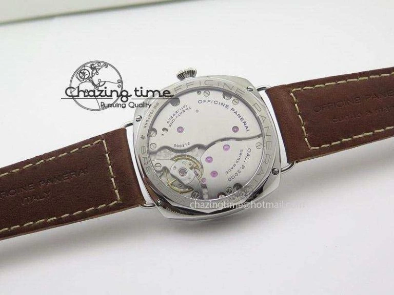 PAM448 O ZF 1:1 Best Edition on Thick Brown Leather Strap P.3000 Super Clone V Resilient 8598