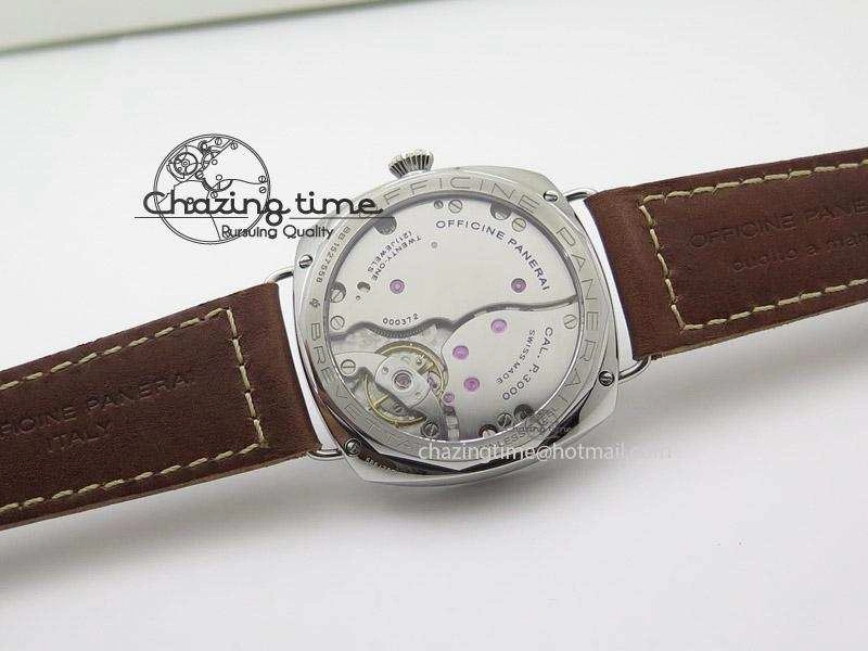 PAM448 O ZF 1:1 Best Edition on Thick Brown Leather Strap P.3000 Super Clone V Resilient 8598