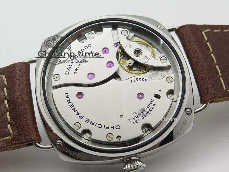 PAM448 O ZF 1:1 Best Edition on Thick Brown Leather Strap P.3000 Super Clone V Resilient 8598
