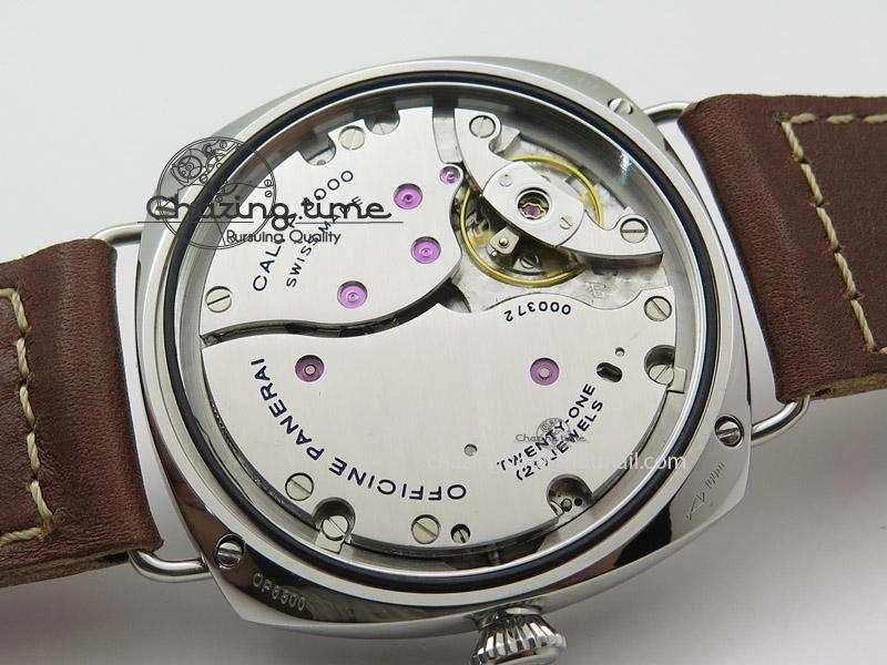 PAM448 O ZF 1:1 Best Edition on Thick Brown Leather Strap P.3000 Super Clone V Resilient 8598