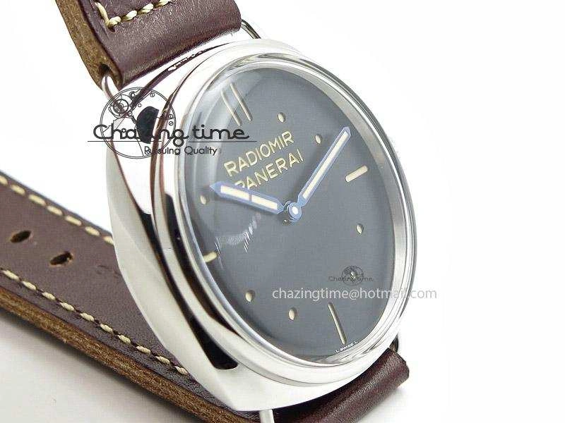 QuickDry PAM449 O SF Batton Dial on Thick Deep Brown Leather Strap P.3000 Super Clone 8608